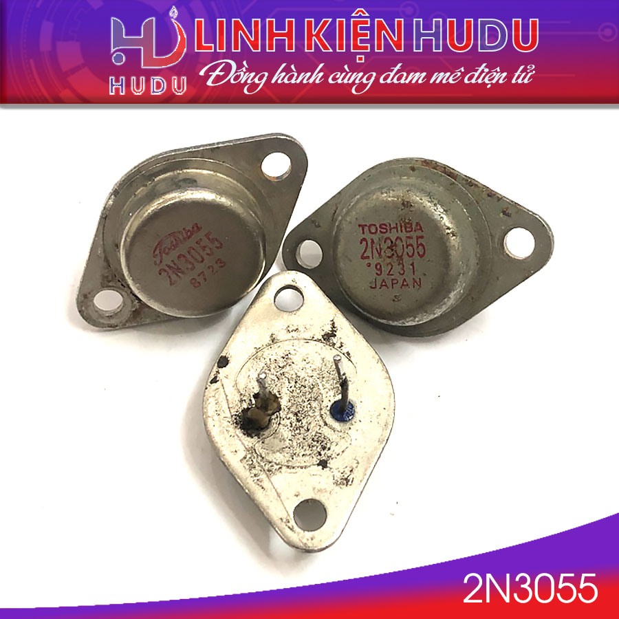 2N3055 TRANSISTOR NPN 15A 100V TO3 RCA HÀNG THÁO MÁY ZIN