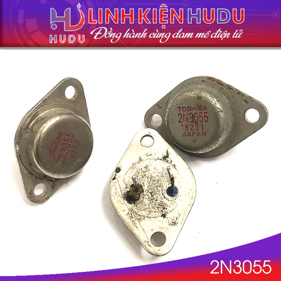 2N3055 TRANSISTOR NPN 15A 100V TO3 RCA HÀNG THÁO MÁY ZIN