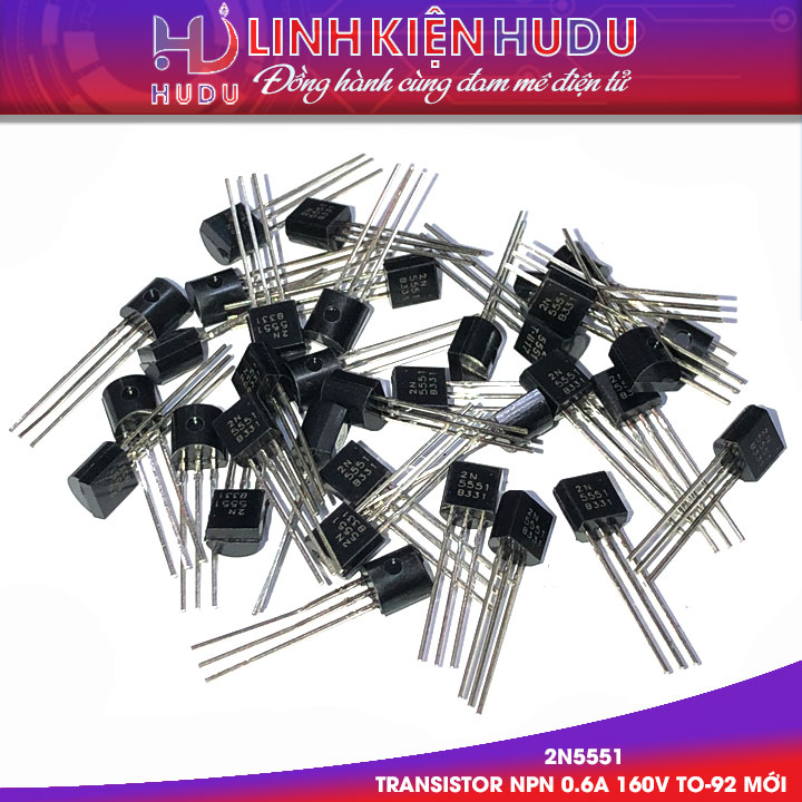 TRANSISTOR NPN CẮM NPN 2N5551 MỚI