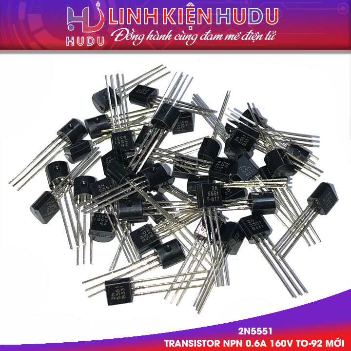 TRANSISTOR NPN CẮM NPN 2N5551 MỚI