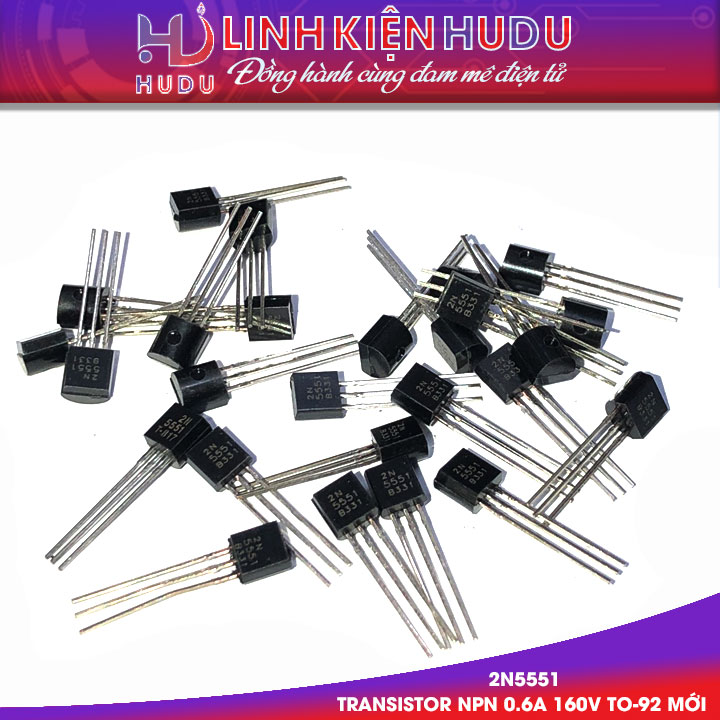 TRANSISTOR NPN CẮM NPN 2N5551 MỚI