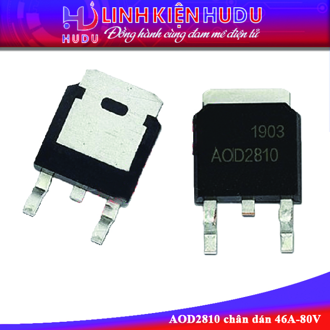 AOD2810 chân dán 46A-80V