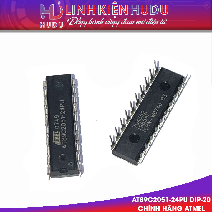 AT89C2051-24PU DIP-20 chính hãng ATMEL