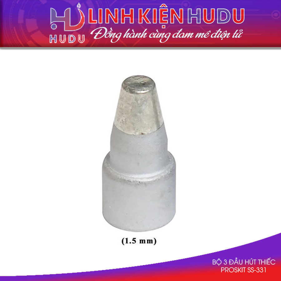 Bộ 3 đầu hút thiếc Pro’skit SS-331