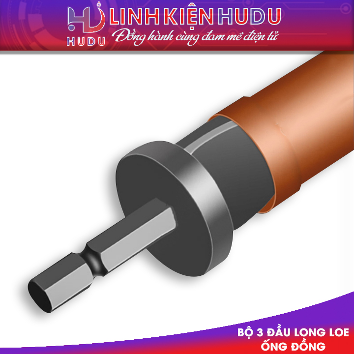 Bộ 3 loe ống đồng máy khoan (6-10-12mm)