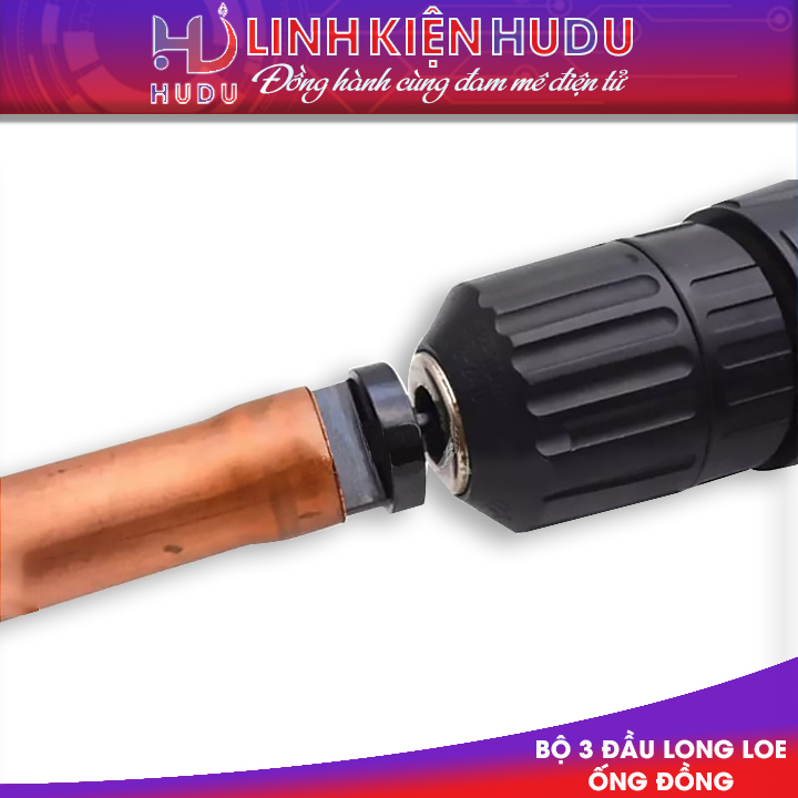 Bộ 3 loe ống đồng máy khoan (6-10-12mm)