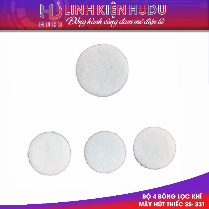 Bộ 4 bông lọc khí máy hút thiếc SS- 331