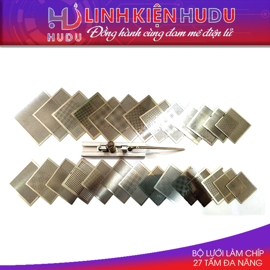 Bộ lưới làm chip 27 tấm đa năng