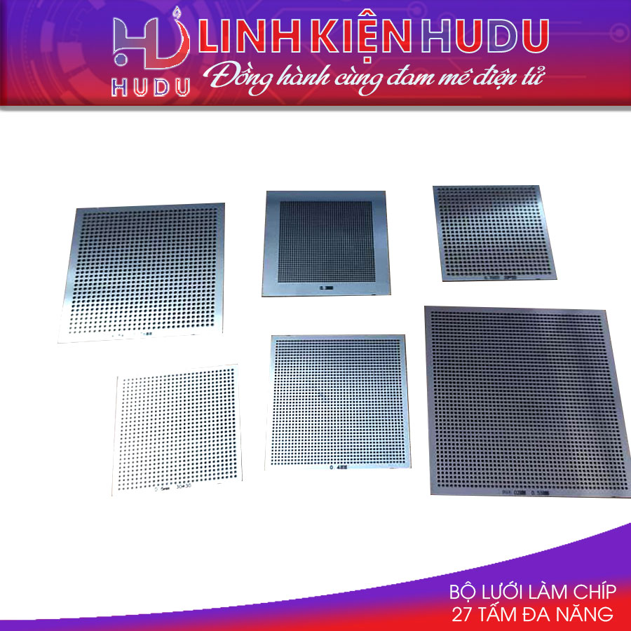 Bộ lưới làm chip 27 tấm đa năng