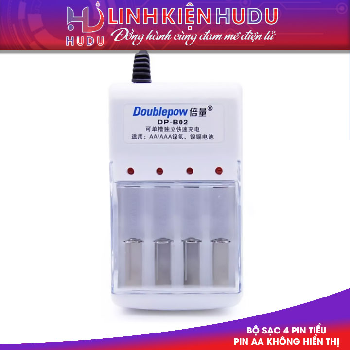 Sạc 4 pin không hiển thị