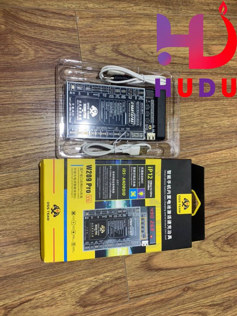 Bộ W209pro kích pin iphone từ 4 đến 13 promax và android