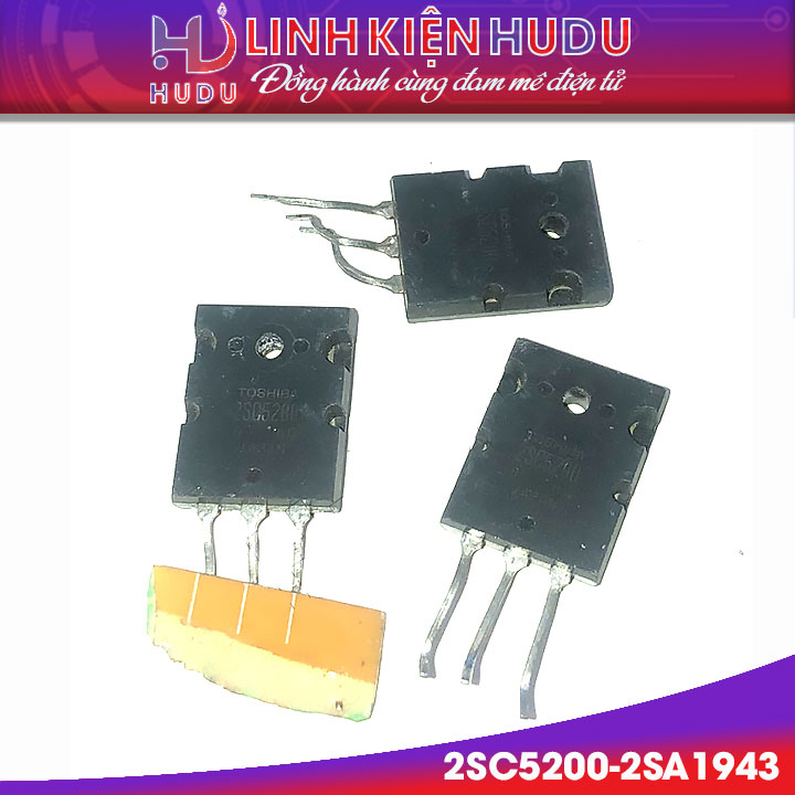 Cặp sò 2SC5200 - 2SA1943 5200 – 1943 tháo máy chân dài