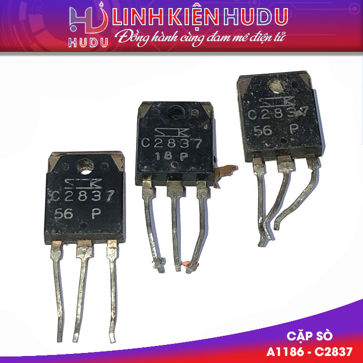 Cặp sò âm thanh Sanken 2SA1186 2SC2837 A1186 C2837 10A 150V 100W tháo máy