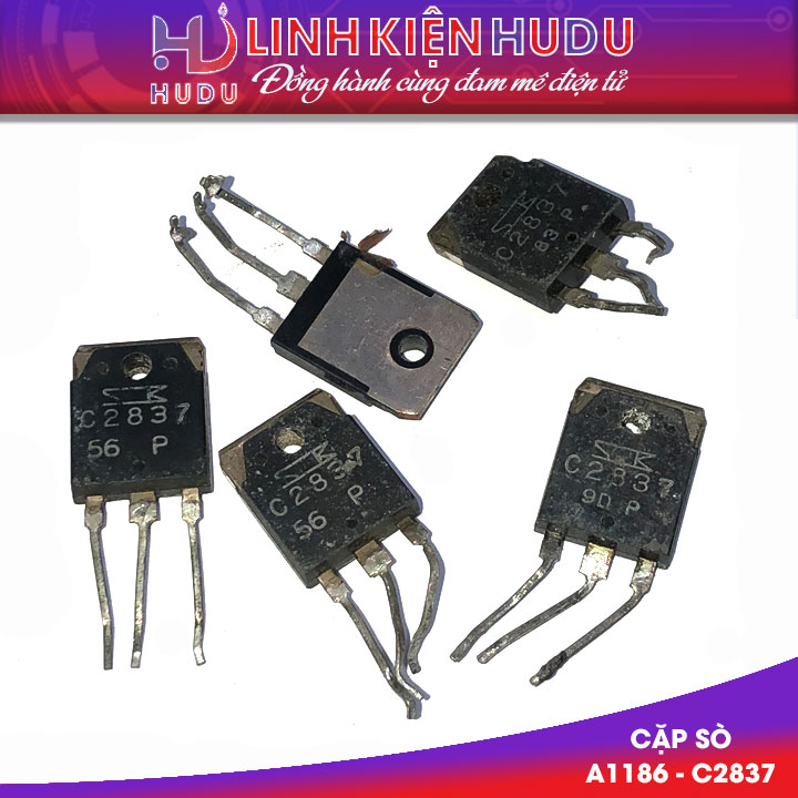 Cặp sò âm thanh Sanken 2SA1186 2SC2837 A1186 C2837 10A 150V 100W tháo máy