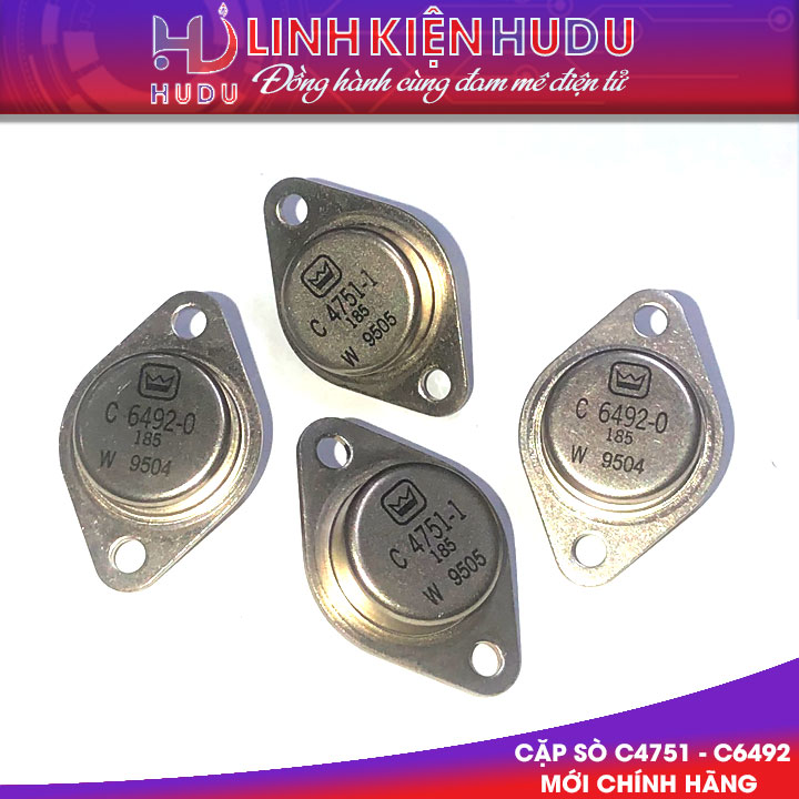 Cặp sò C4751 - C6492 mới chính hãng