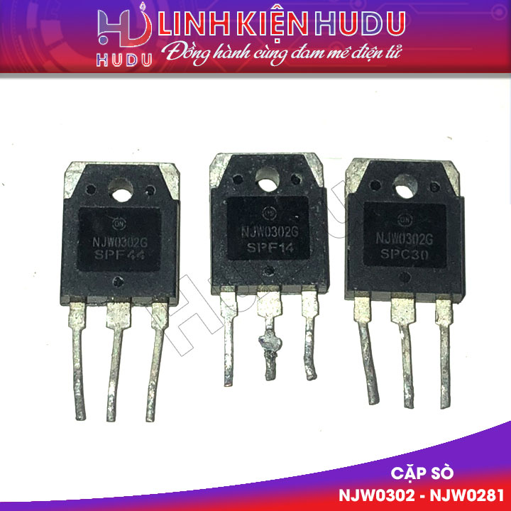 Cặp sò NJW0302 - NJW0281 tháo máy chính hãng