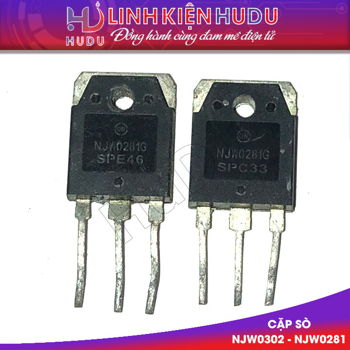 Cặp sò NJW0302 - NJW0281 tháo máy chính hãng