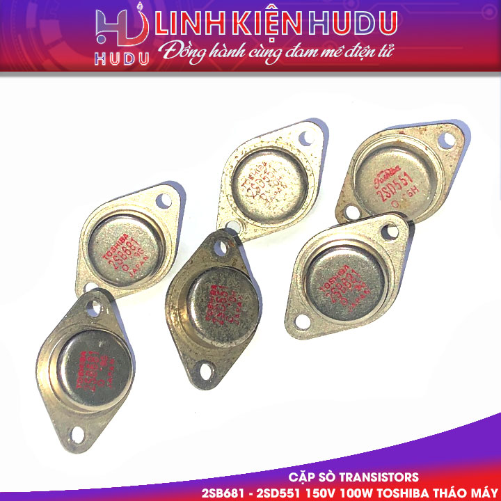 Toshiba 2SB681 - 2SD551 tháo máy
