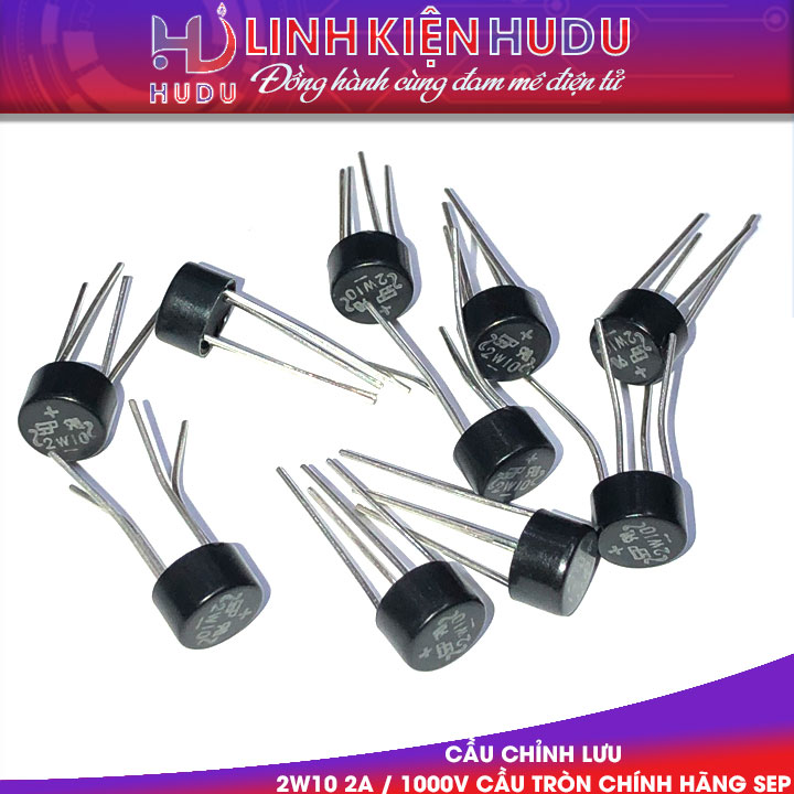 Cầu chỉnh lưu 2W10 2A / 1000V