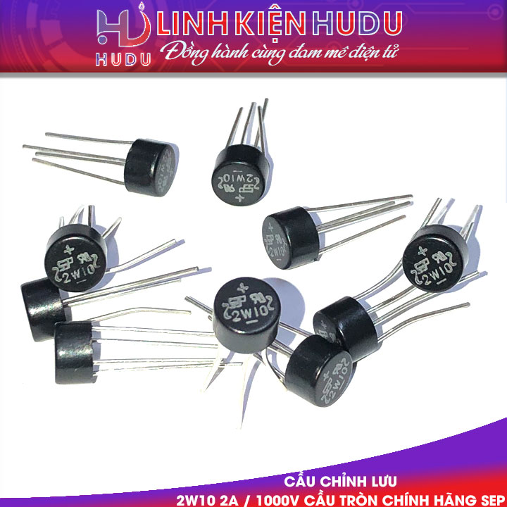 Cầu chỉnh lưu 2W10 2A / 1000V