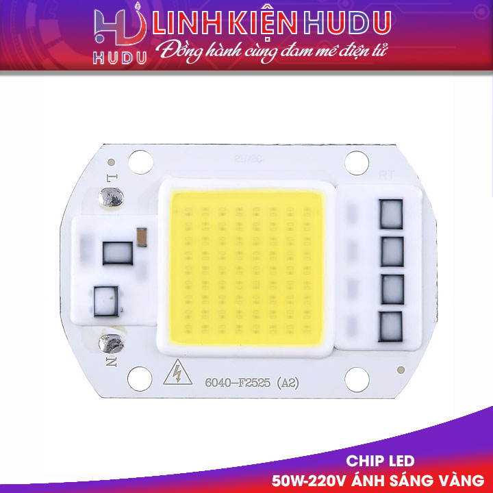 Chíp Led 50W-220V ánh sáng vàng
