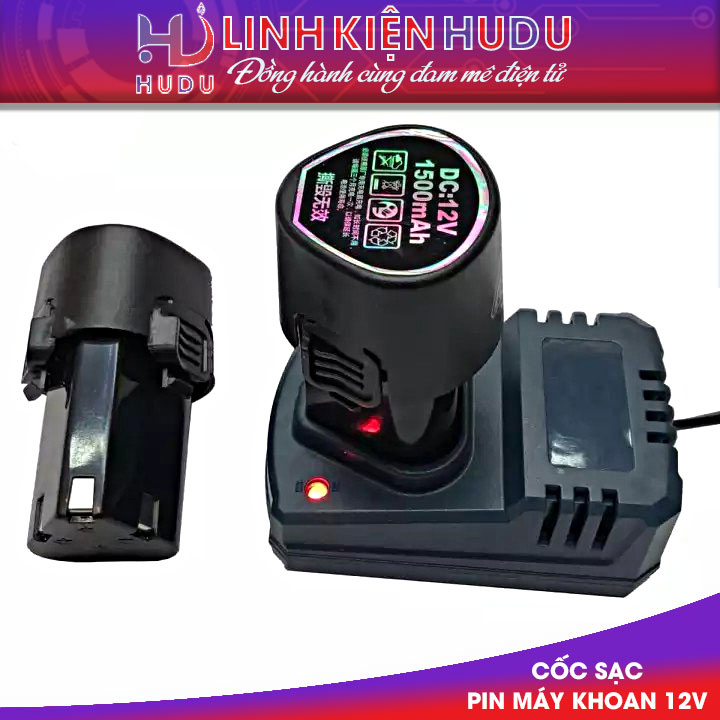 Cốc sạc pin máy khoan 12V