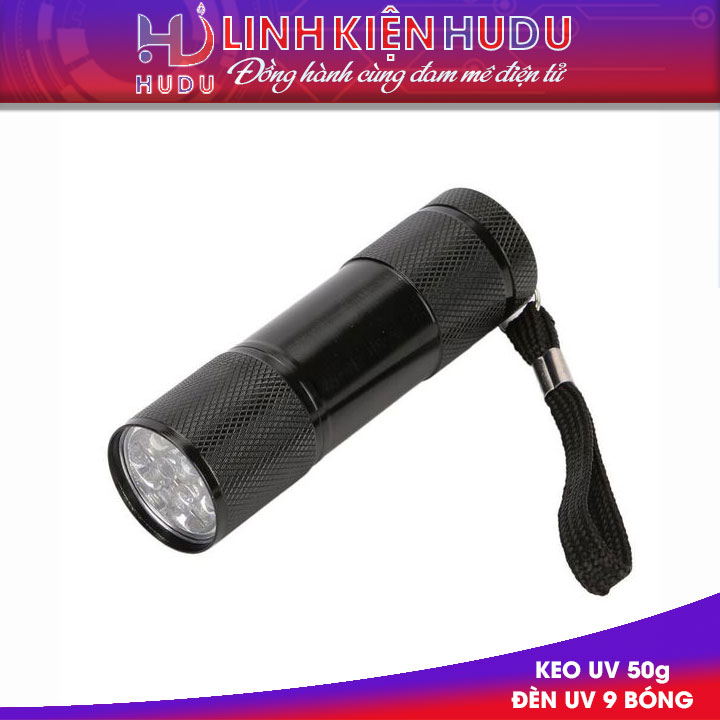 Combo keo UV 50g + Đèn UV 9 bóng