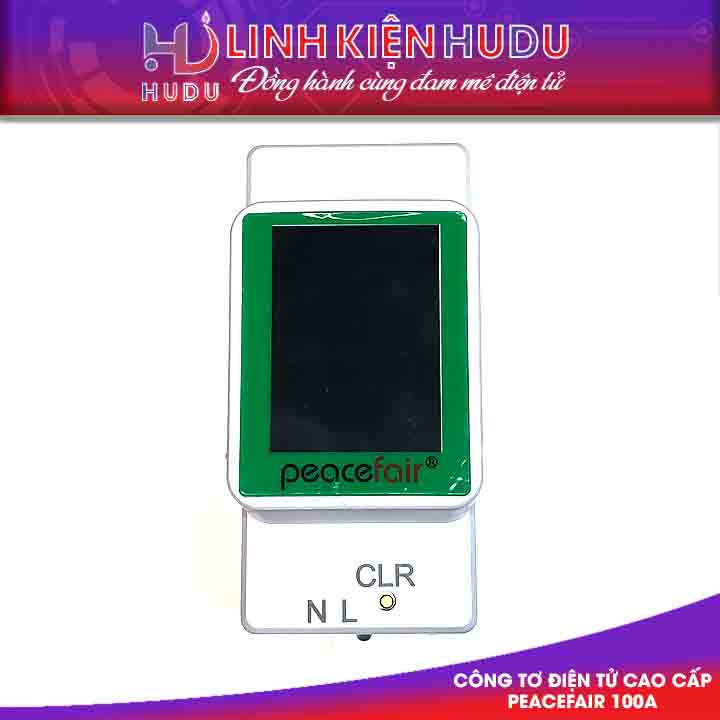 Công tơ điện tử PeaceFair 100A cao cấp
