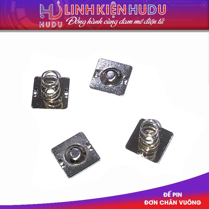 Đế pin đơn chân vuông