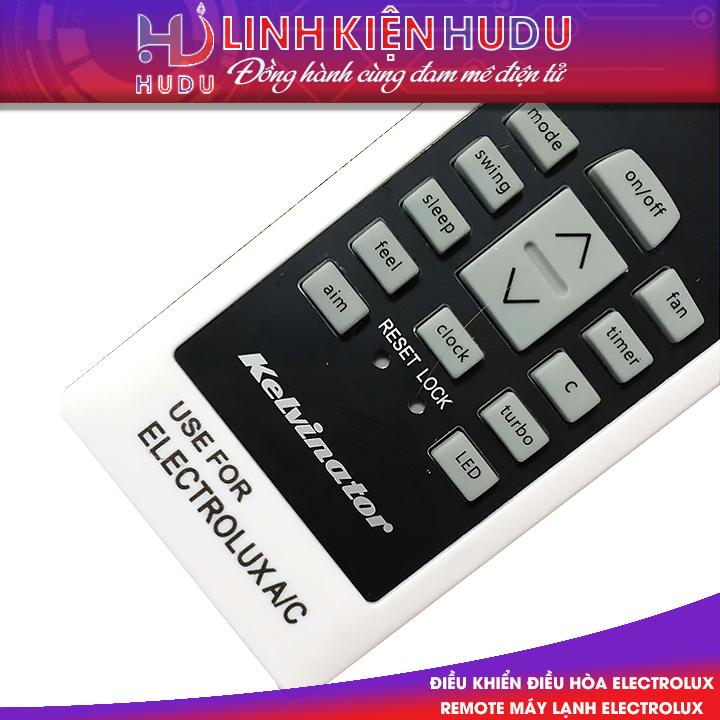 Điều khiển Electrolux mặt đen