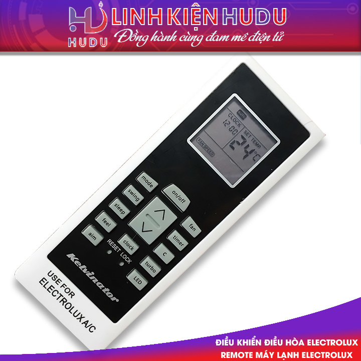 Điều khiển Electrolux mặt đen