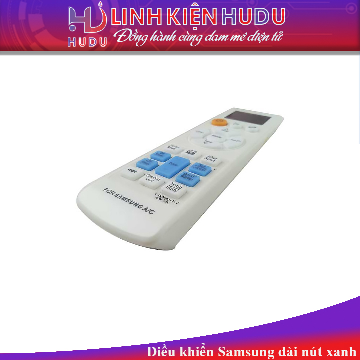 Điều khiển Samsung dài nút xanh
