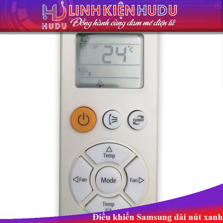 Điều khiển Samsung dài nút xanh