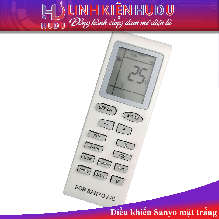 Điều khiển Sanyo mặt trắng