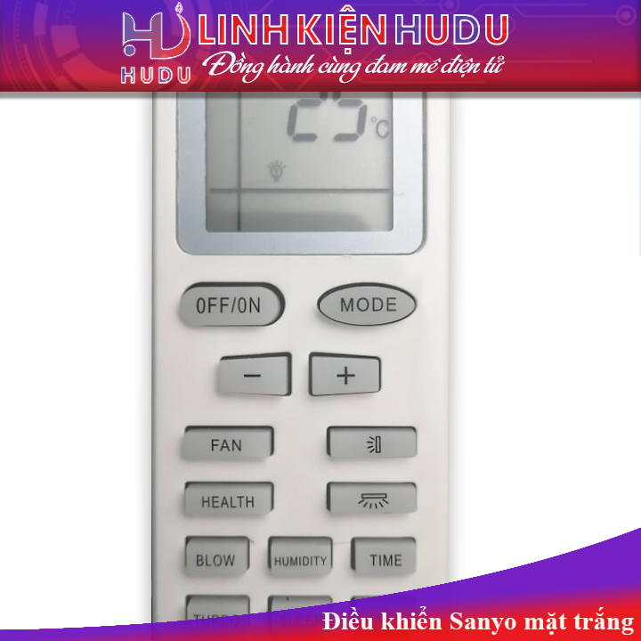 Điều khiển Sanyo mặt trắng