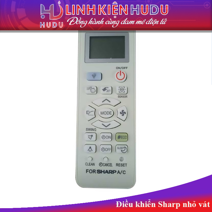 Điều khiển Sharp nhỏ vát