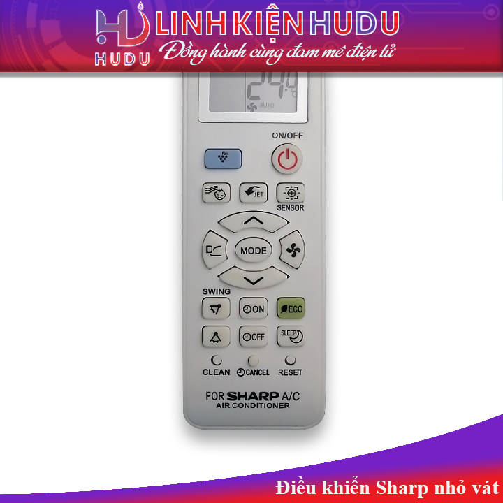 Điều khiển Sharp nhỏ vát
