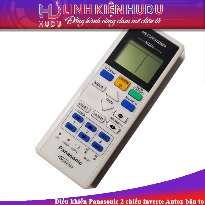 Điều khiển Panasonic 2 chiều inverter AUTOX Bản to