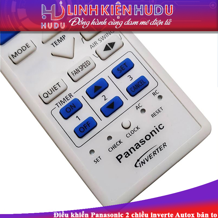Điều khiển Panasonic 2 chiều inverter AUTOX Bản to