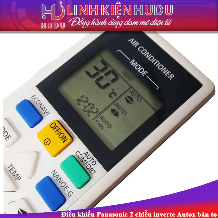 Điều khiển Panasonic 2 chiều inverter AUTOX Bản to