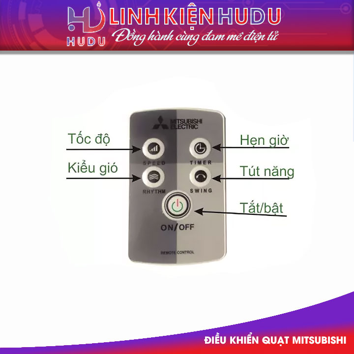 Điều khiển quạt Mitsubishi