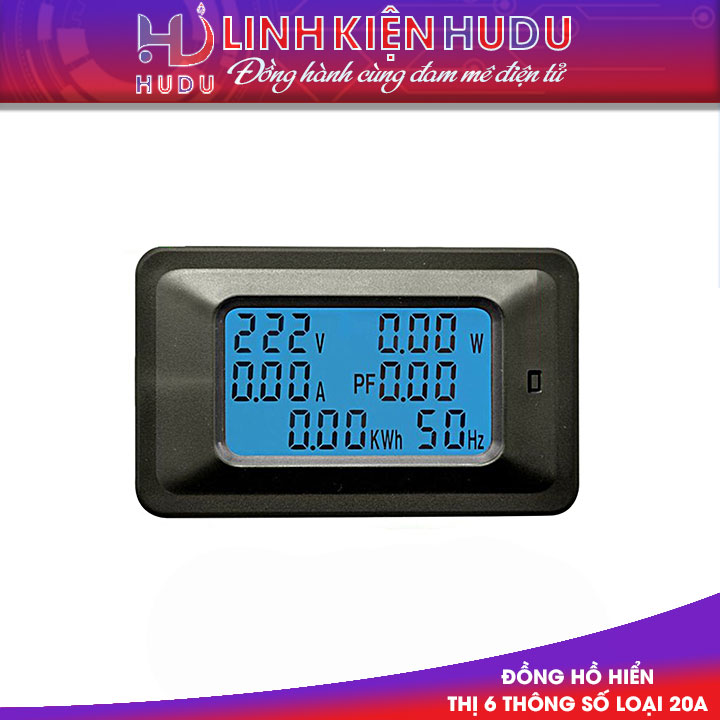 Đồng hồ hiển thị 6 thông số loại 20A