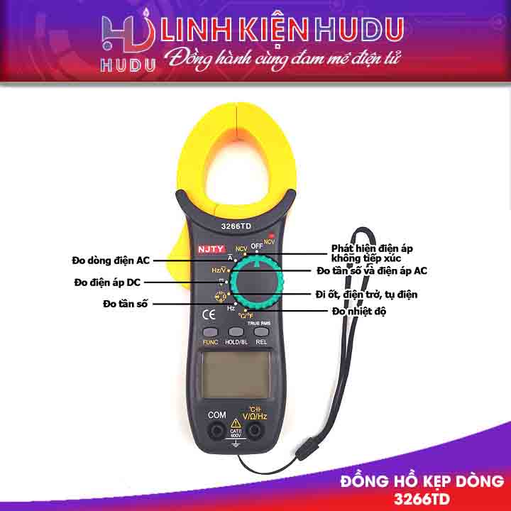 Đồng hồ kẹp dòng 3266TD