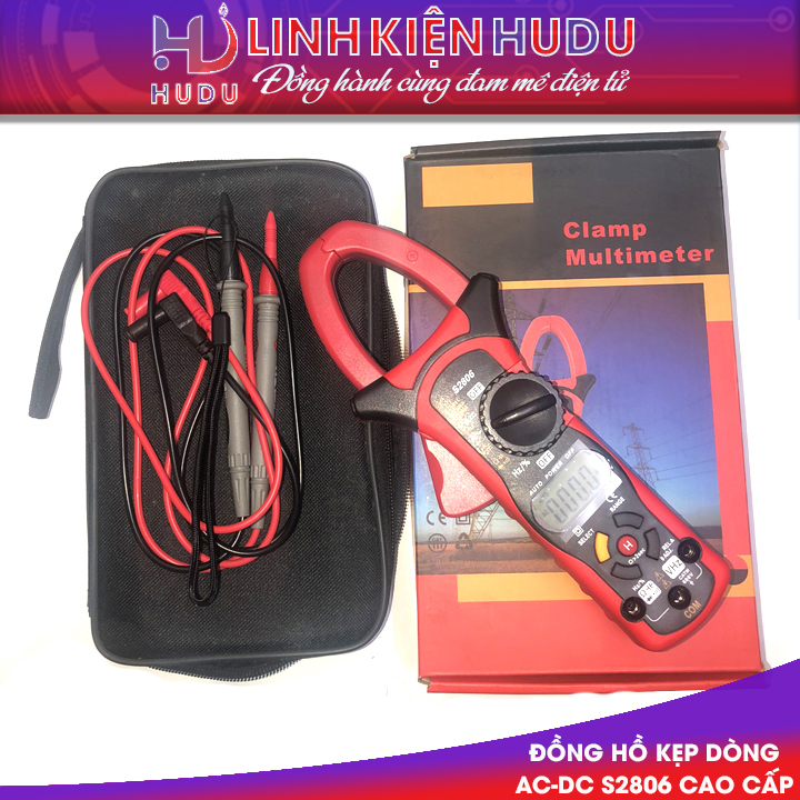 Đồng hồ kẹp dòng DC-AC S2806 cao cấp
