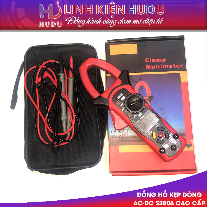 Đồng hồ kẹp dòng DC-AC S2806 cao cấp