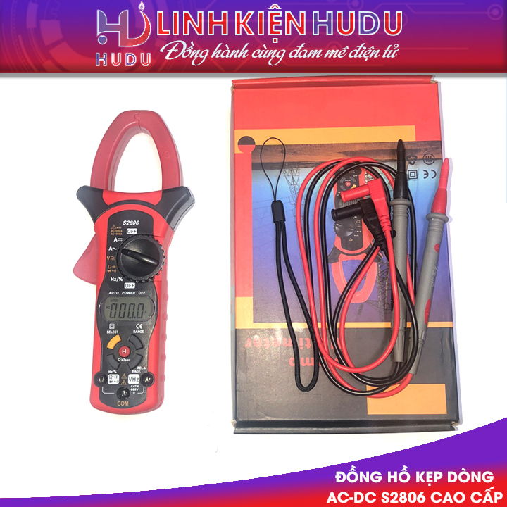 Đồng hồ kẹp dòng DC-AC S2806 cao cấp