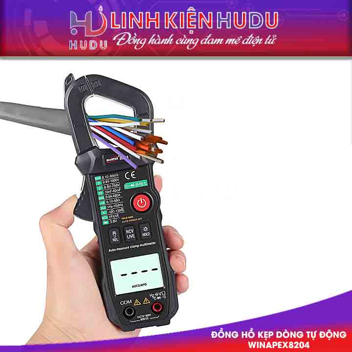 Đồng hồ kẹp dòng tự động WinaPek 8204