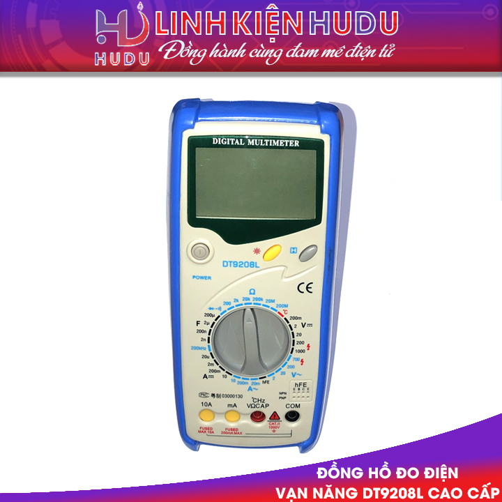 Đồng hồ vạn năng DT-9208L cao cấp