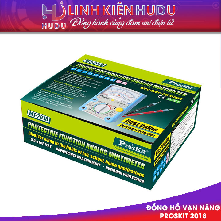 Đồng hồ vạn năng Pro’skit 2018