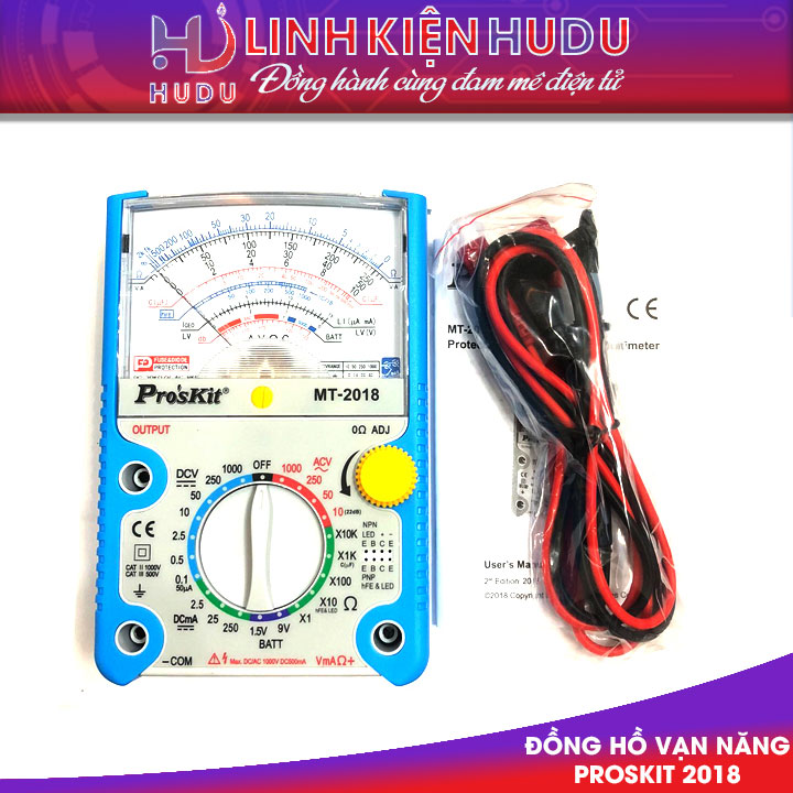 Đồng hồ vạn năng Pro’skit 2018